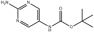 tert-Butyl (2-aminopyrimidin-5-yl)carbamate 구조식 이미지
