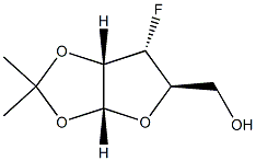 ((3aR,5R,6R,6aS)-6-Fluoro-2,2-dimethyltetrahydrofuro[2,3-d][1,3]dioxol-5-yl)methanol Structure