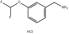 1-[3-(Difluoromethoxy)phenyl]methanamine hydrochloride Structure