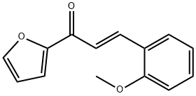 (2E)-1-(furan-2-yl)-3-(2-methoxyphenyl)prop-2-en-1-one 구조식 이미지