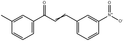(2E)-1-(3-methylphenyl)-3-(3-nitrophenyl)prop-2-en-1-one Structure
