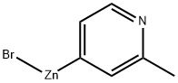 2-Methyl-4-pyridylzinc bromide Structure