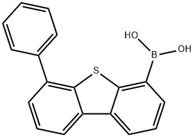 (6-phenyldibenzo[b,d]thiophen-4-yl)boronic acid Structure