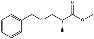 Methyl (R)-(-)-3-benzyloxy-2-methyl propanoate 구조식 이미지