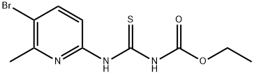 ethyl {[(5-bromo-6-methylpyridin-2-yl)amino]carbonothioyl}carbamate 구조식 이미지