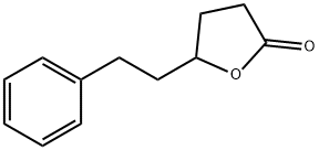 2(3H)-Furanone, dihydro-5-(2-phenylethyl)- Structure