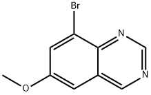 8-bromo-6-methoxy-Quinazoline Structure