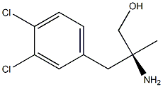 (S)-(-)-2-amino-2(3,4-dichlorobenzyl)-1-propanol Structure