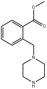 METHYL 2-((PIPERAZIN-1-YL)methyl) benzoate 구조식 이미지