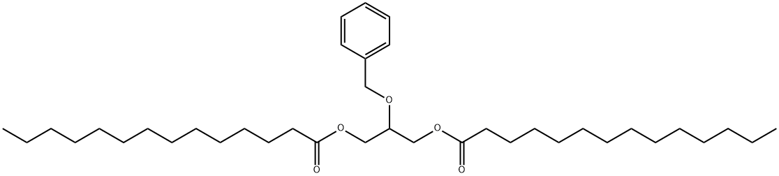 1,3-Dimyristoyl-2-O-benzylglycerol 구조식 이미지