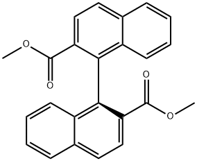 S-[1,1'-Binaphthalene]-2,2'-dicarboxylic acid 2,2'-dimethyl ester 구조식 이미지