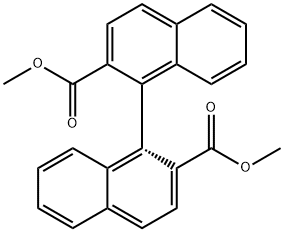 R-[1,1'-Binaphthalene]-2,2'-dicarboxylic acid 2,2'-dimethyl ester Structure