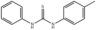 Thiourea,N-(4-methylphenyl)-N'-phenyl- Structure