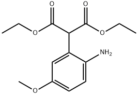 diethyl 2-(2-amino-5-methoxyphenyl)malonate Structure