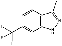 3-Methyl-6-(trifluoromethyl)-1H-indazole 구조식 이미지