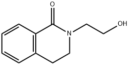 1(2H)-Isoquinolinone, 3,4-dihydro-2-(2-hydroxyethyl)- 구조식 이미지