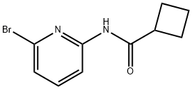 N-(6-bromopyridin-2-yl)cyclobutanecarboxamide 구조식 이미지