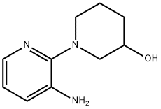 1-(3-aminopyridin-2-yl)piperidin-3-ol Structure