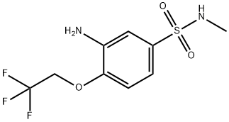 3-amino-N-methyl-4-(2,2,2-trifluoroethoxy)benzenesulfonamide Structure