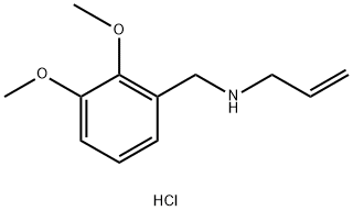 [(2,3-dimethoxyphenyl)methyl](prop-2-en-1-yl)amine hydrochloride 구조식 이미지