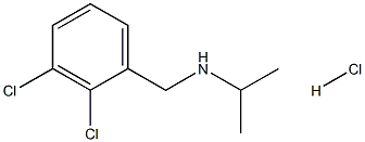 [(2,3-dichlorophenyl)methyl](propan-2-yl)amine hydrochloride 구조식 이미지