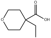 4-Ethyloxane-4-carboxylic acid 구조식 이미지