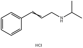 [(2E)-3-phenylprop-2-en-1-yl](propan-2-yl)amine hydrochloride 구조식 이미지