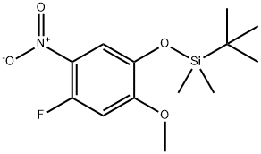 tert-butyl(4-fluoro-2-methoxyphenoxy)dimethylsilane 구조식 이미지