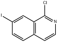 1-CHLORO-7-IODOISOQUINOLINE Structure