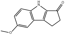 7-methoxy-1,2-dihydrocyclopenta[b]indol-3(4H)-one Structure