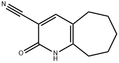2-oxo-1H,2H,5H,6H,7H,8H,9H-cyclohepta[b]pyridine-3-carbonitrile Structure