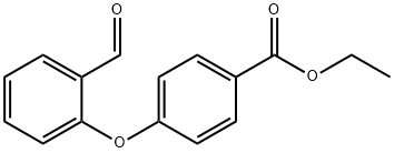 Benzoic acid, 4-(2-formylphenoxy)-, ethyl ester Structure