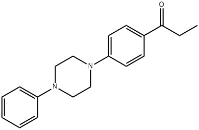 1-(4-(4-phenylpiperazin-1-yl)phenyl)propan-1-one Structure