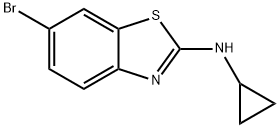 6-bromo-N-cyclopropyl-1,3-benzothiazol-2-amine Structure