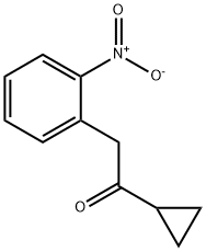 1-cyclopropyl-2-(2-nitrophenyl)ethanone 구조식 이미지