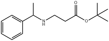 tert-butyl 3-[(1-phenylethyl)amino]propanoate 구조식 이미지