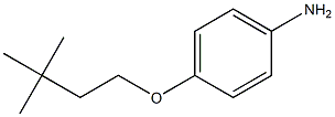 Benzenamine, 4-(3,3-dimethylbutoxy)- Structure