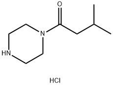 1-(3-methylbutanoyl)piperazine hydrochloride Structure