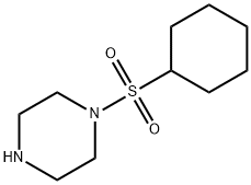1-Cyclohexanesulfonyl-piperazine Structure