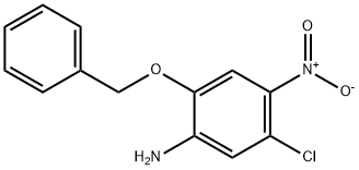 5-chloro-4-nitro-2-phenylmethoxyaniline Structure