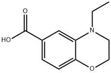 N-ethylbenzoxazine-6-carboxylic acid Structure
