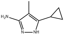 3-cyclopropyl-4-methyl-1H-pyrazol-5-amine Structure