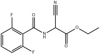 ethyl 2-cyano-2-(2,6-difluorobenzamido)acetate Structure