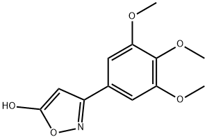 3-(3,4,5-trimethoxyphenyl)-1,2-oxazol-5-ol 구조식 이미지