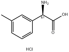 R-3-Methylphenylglycine hydrochloride 구조식 이미지