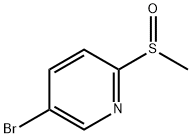 Pyridine,5-bromo-2-(methylsulfinyl)- Structure