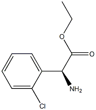 ETHYL(2S)-2-AMINO-2-(2-CHLOROPHENYL)ACETATE Structure