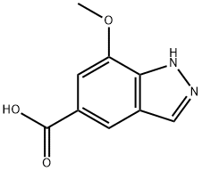 7-Methoxy-1H-indazole-5-carboxylic acid Structure