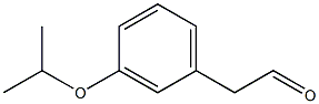 2-(3-isopropoxyphenyl)acetaldehyde 구조식 이미지