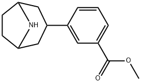 3-(8-Aza-bicyclo[3.2.1]oct-3-yl)-benzoic acid methyl ester 구조식 이미지